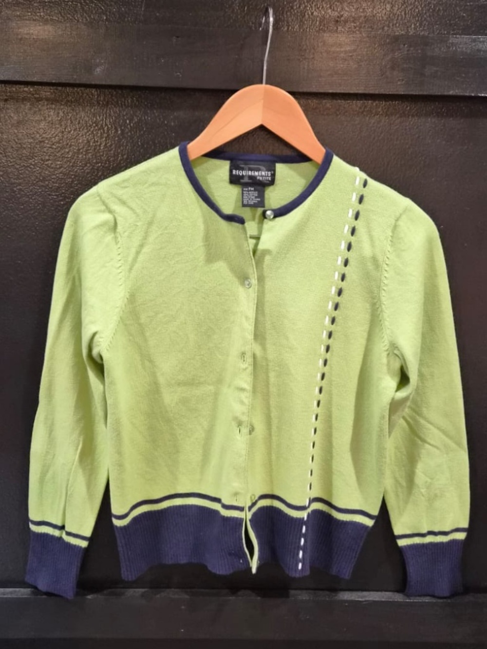 NWOT | Requirements | Button Down|  Light Sweater Top